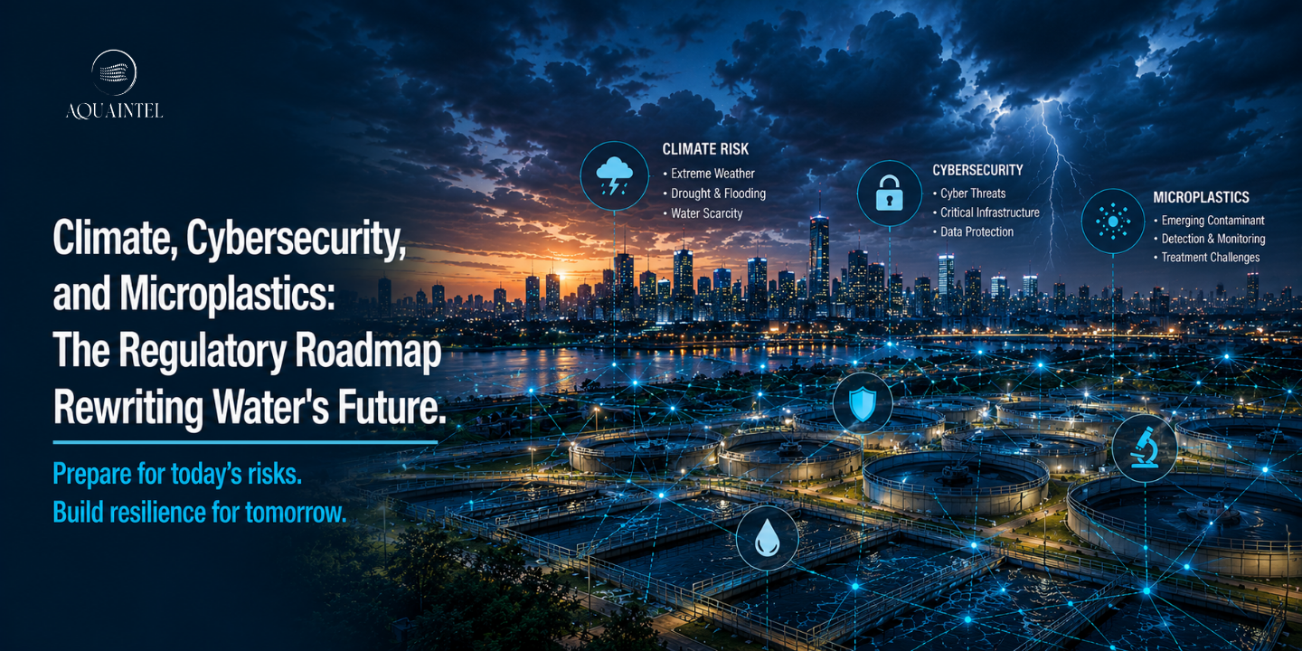 Climate Resilience, Cybersecurity, and Microplastics: The Regulatory Roadmap Rewriting Water Utilities