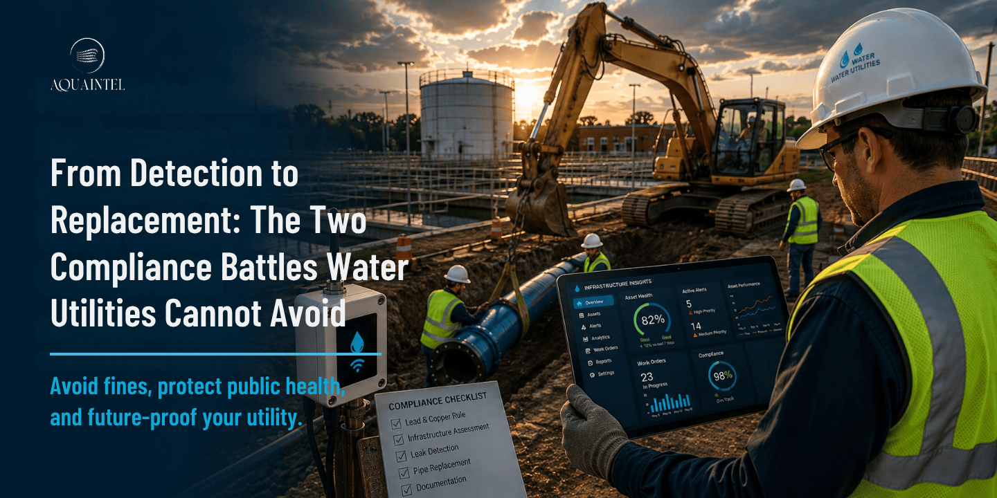 From Detection to Replacement: The Two Compliance Battles Water Utilities Cannot Avoid