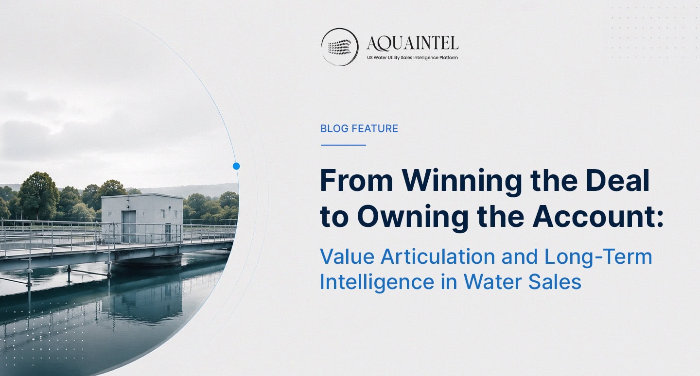 Value articulation and account intelligence in water sales 
